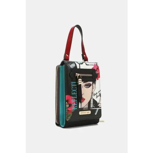 Blooming Beauty Small Crossbody Wallet