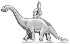 Body Colorz 925 Sterling Silver Apatosaurus Brontosaurus Dinosaur Charm