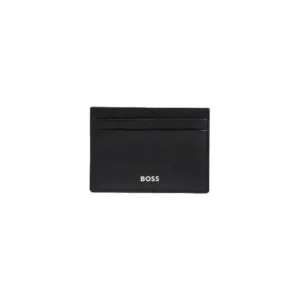 Boss Men's Black Faux Leather Wallet