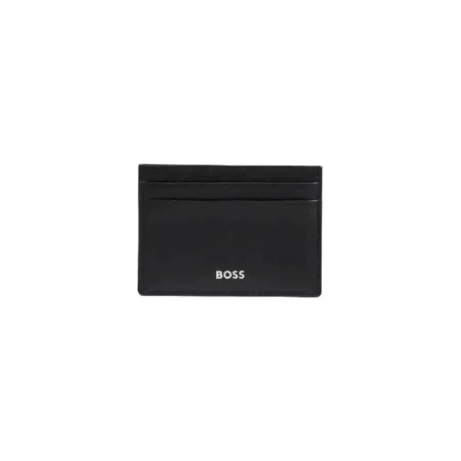 Boss Men's Black Faux Leather Wallet