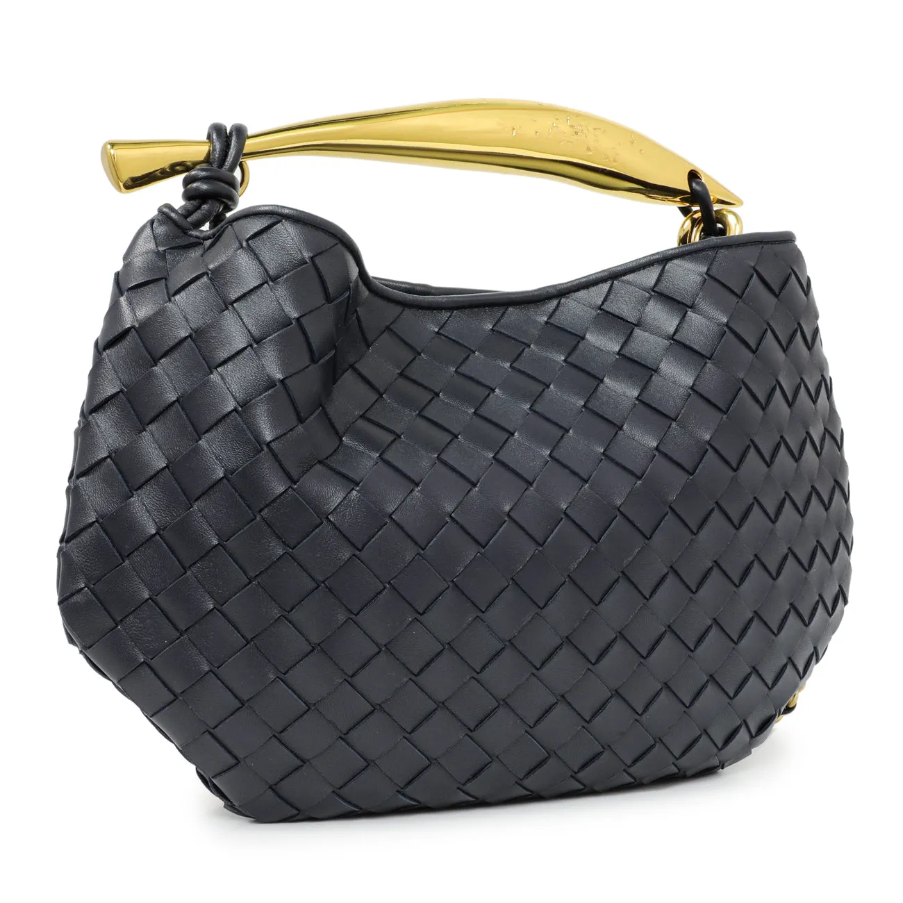 Bottega Veneta Nappa Intrecciato Sardine With Chain Bag