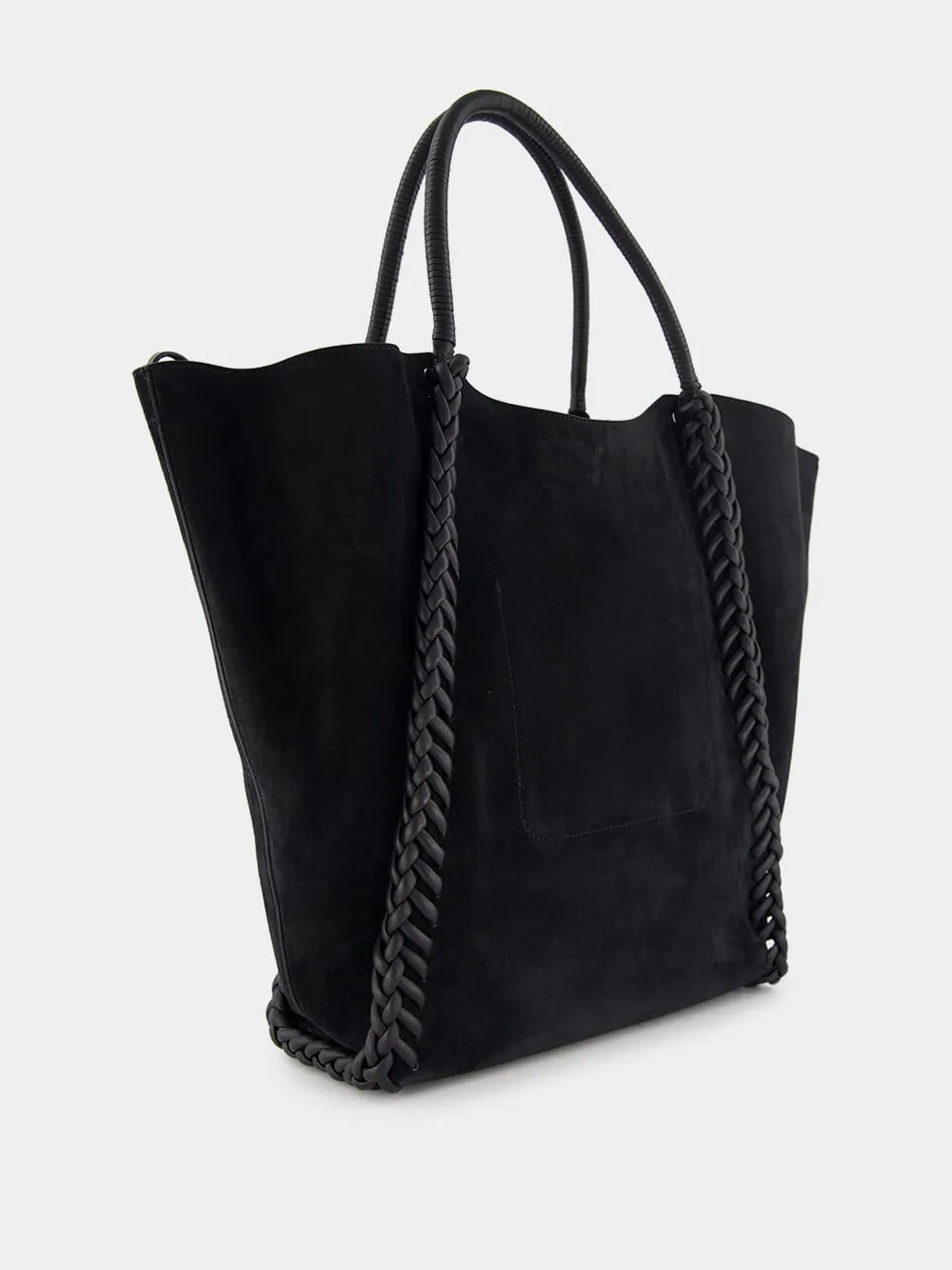 Braid Suede Tote Bag