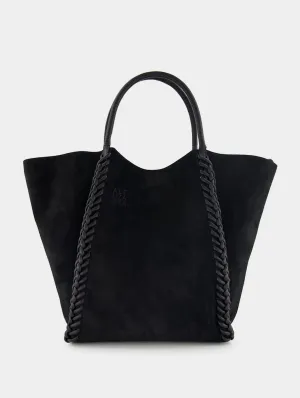 Braid Suede Tote Bag