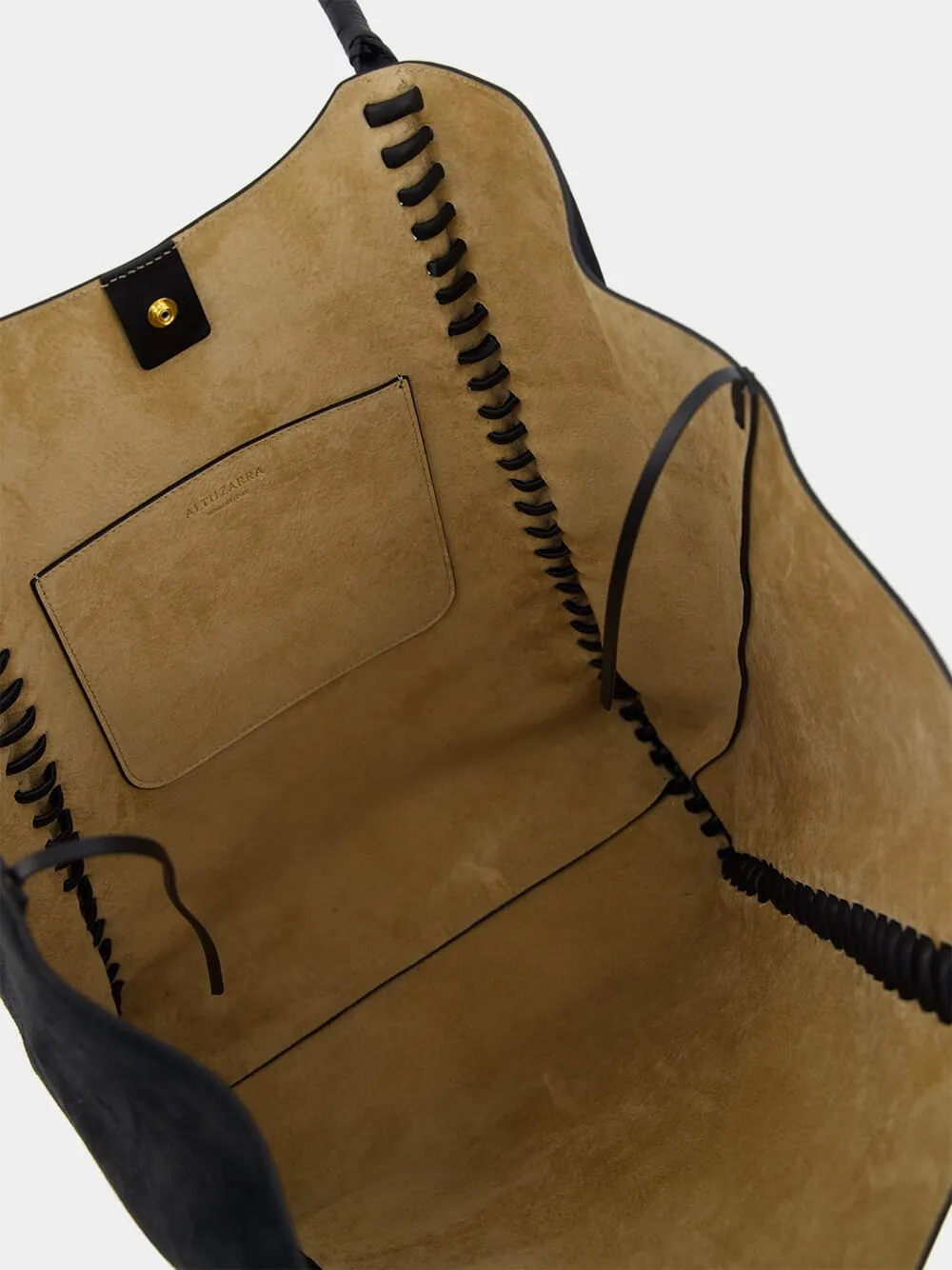 Braid Suede Tote Bag