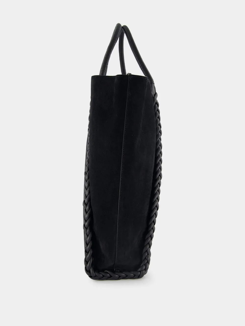 Braid Suede Tote Bag