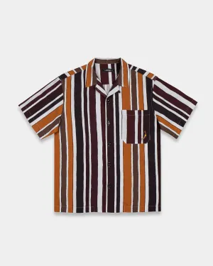 Brown Baiadera Short Sleeve Shirt