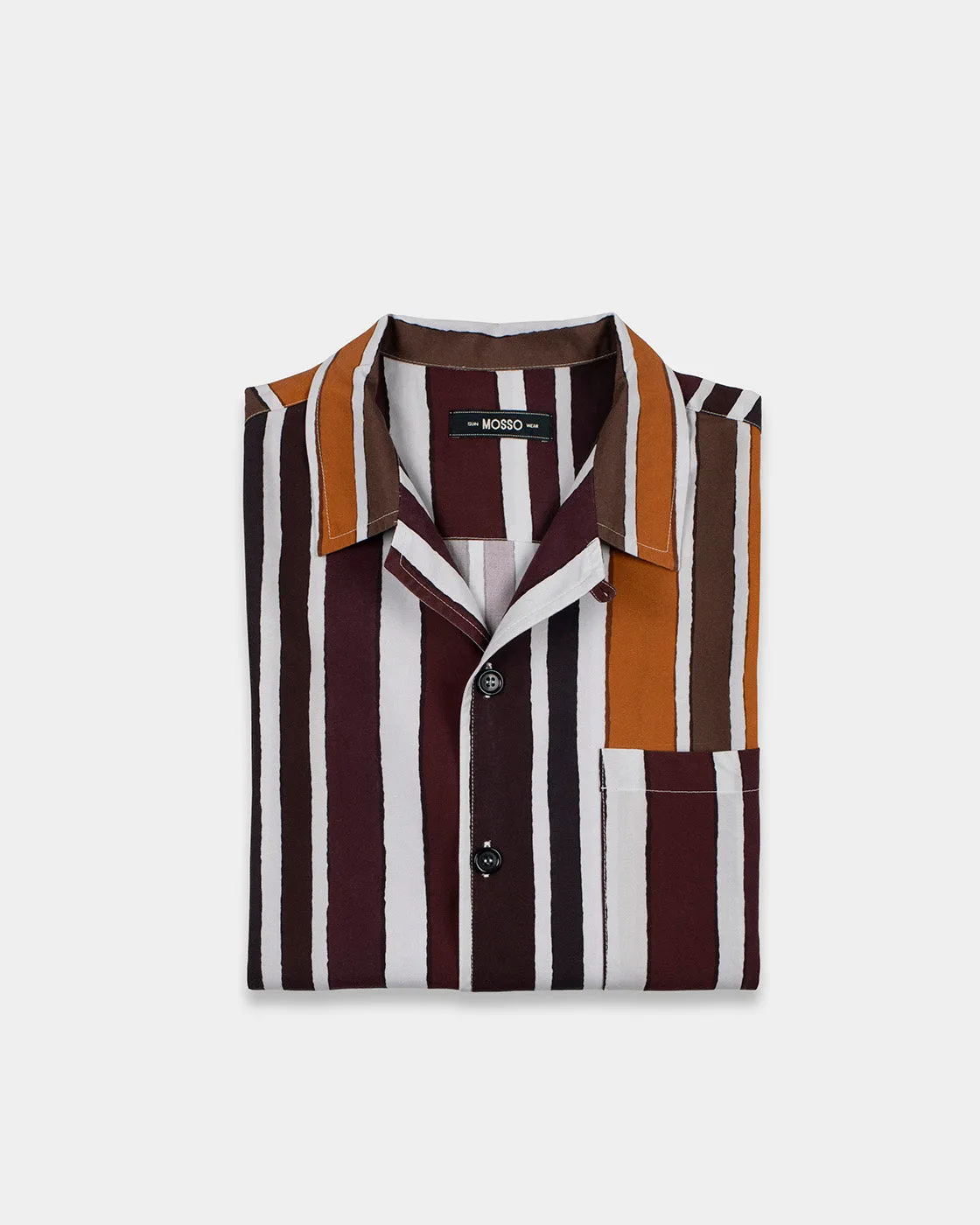 Brown Baiadera Short Sleeve Shirt