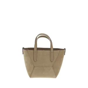 Brunello Cucinelli Suede Shoulder Bag