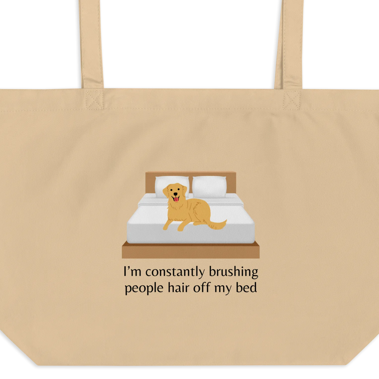 Brushing People Hair X-Large Tote/ Shopping Bags
