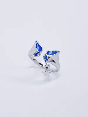 Butterfly Charm Ring