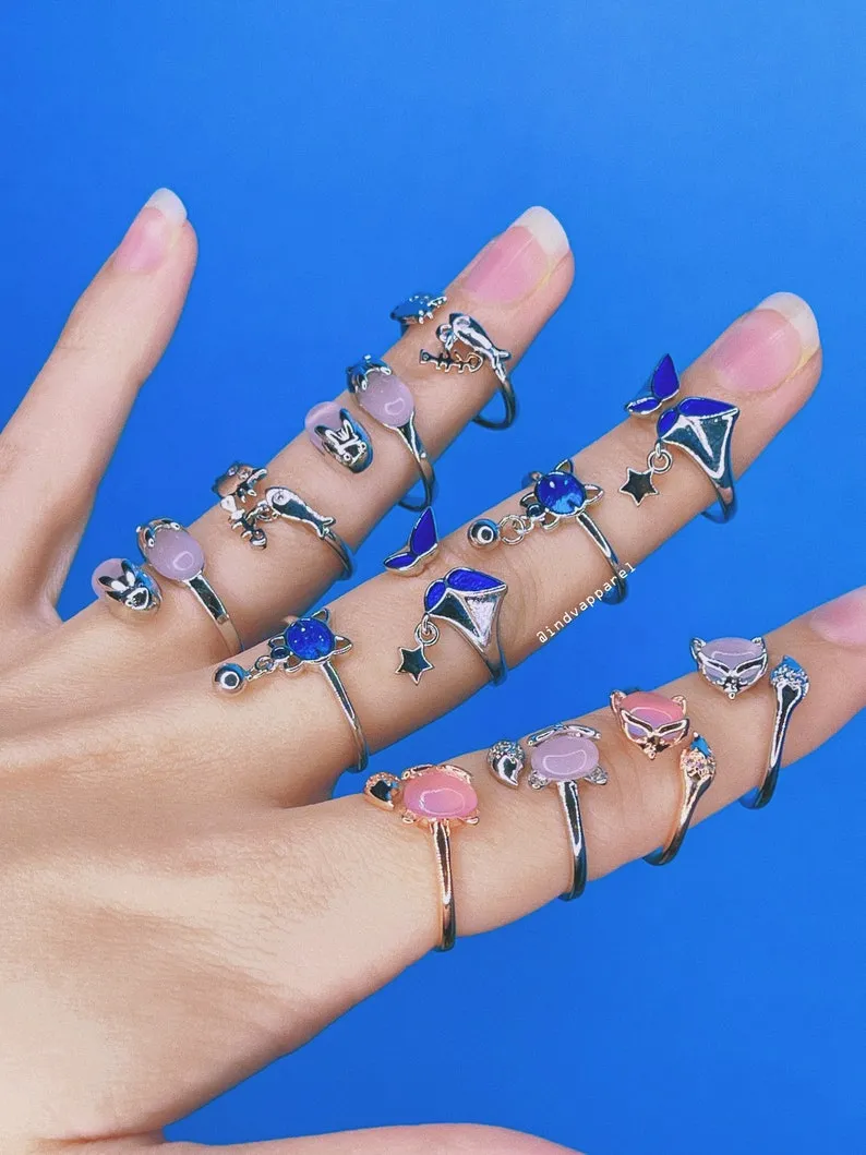 Butterfly Charm Ring