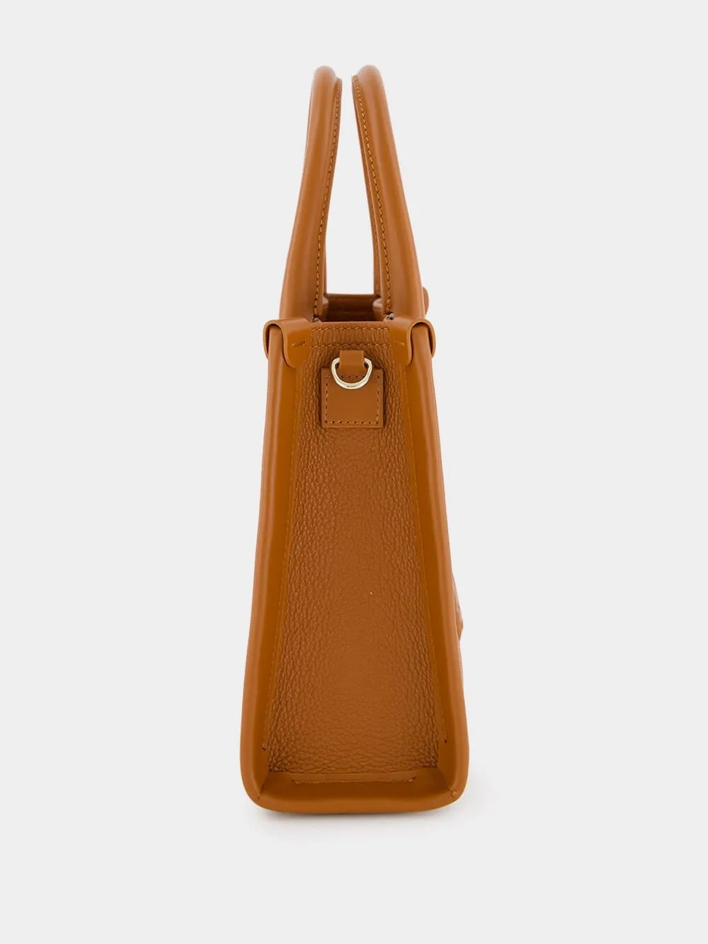 By My Side Brown Mini Leather Bag