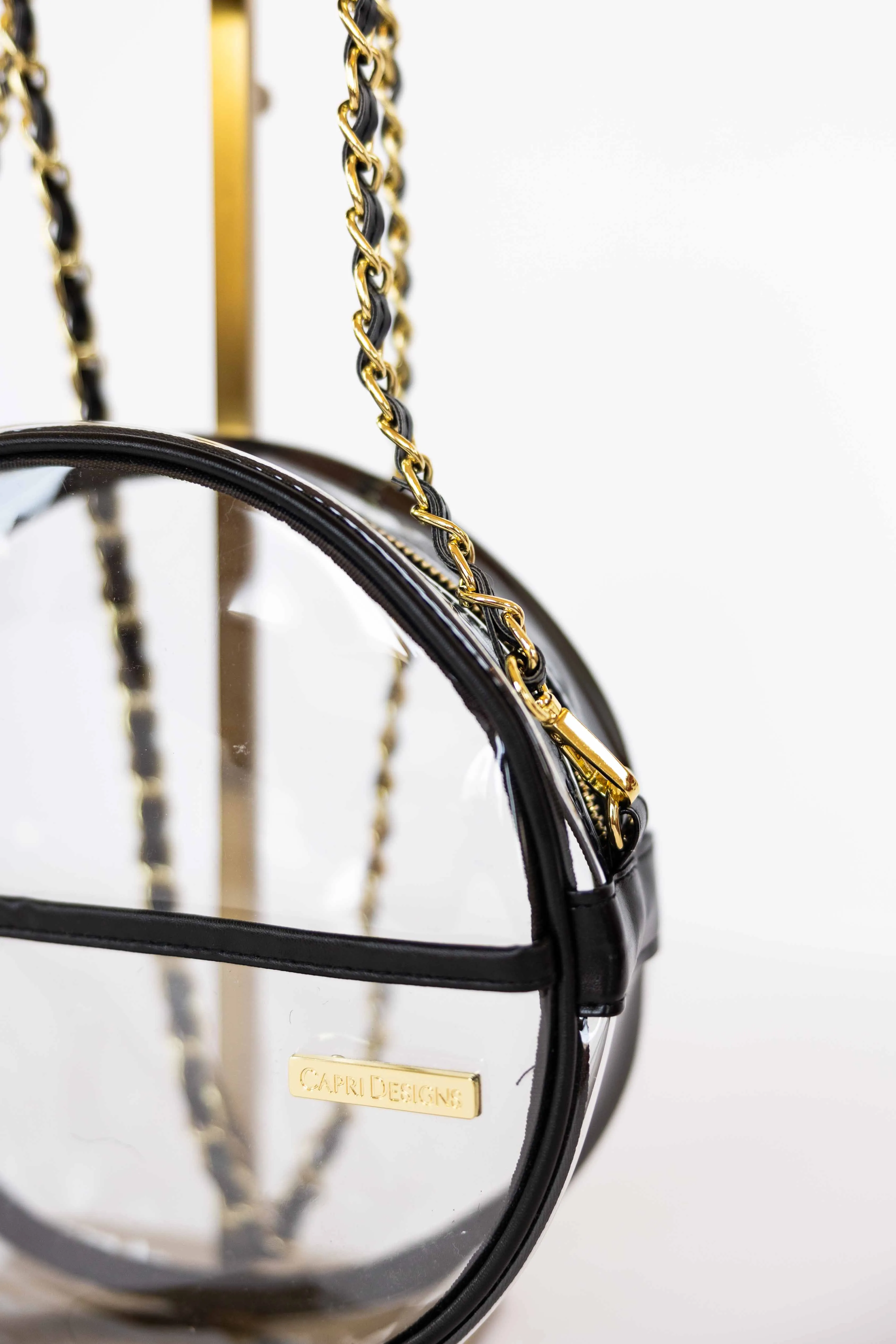 CANTEEN CROSSBODY CLEAR/BLACK STADIUM BAG