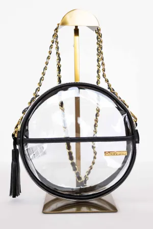 CANTEEN CROSSBODY CLEAR/BLACK STADIUM BAG