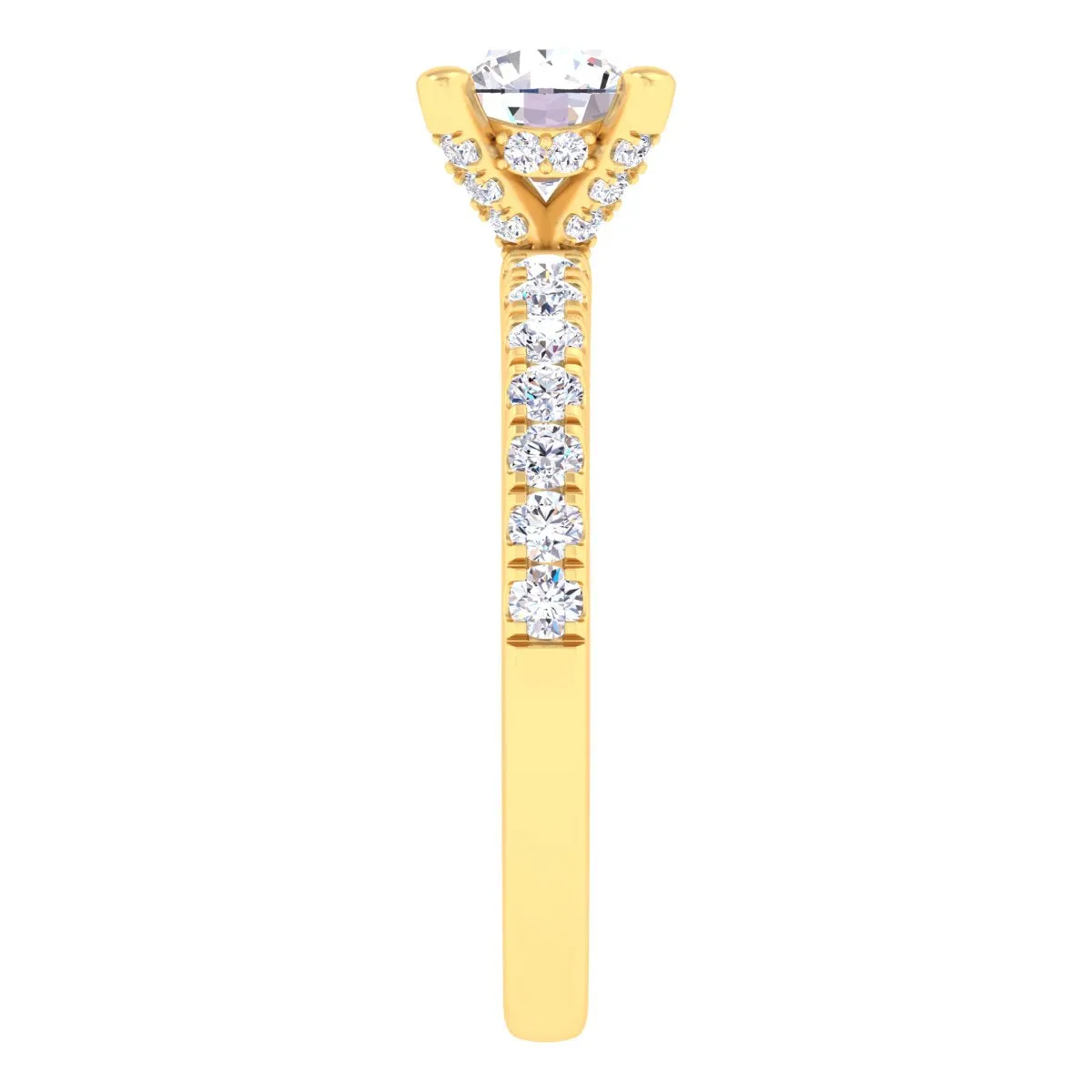 Cara Ring with Hidden Halo