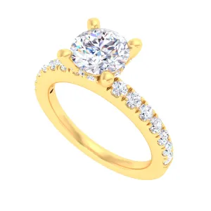 Cara Ring with Hidden Halo