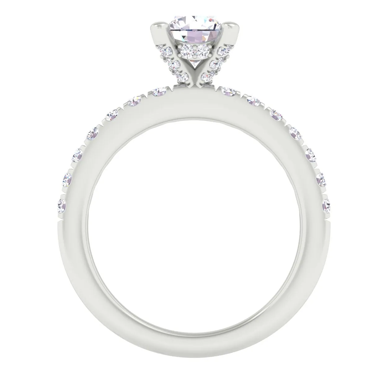 Cara Ring with Hidden Halo