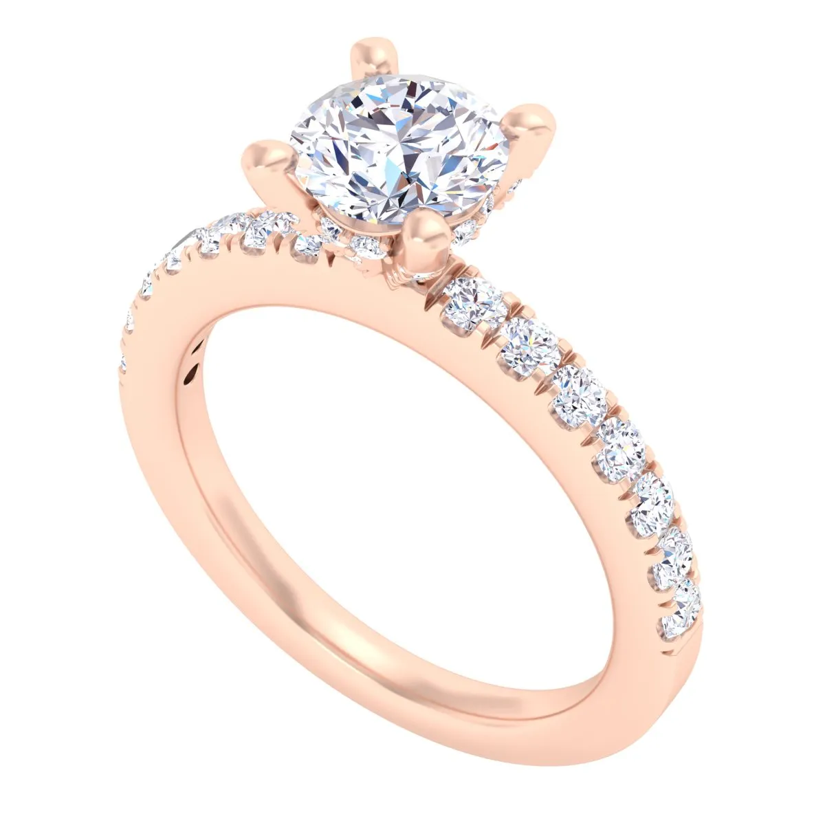 Cara Ring with Hidden Halo