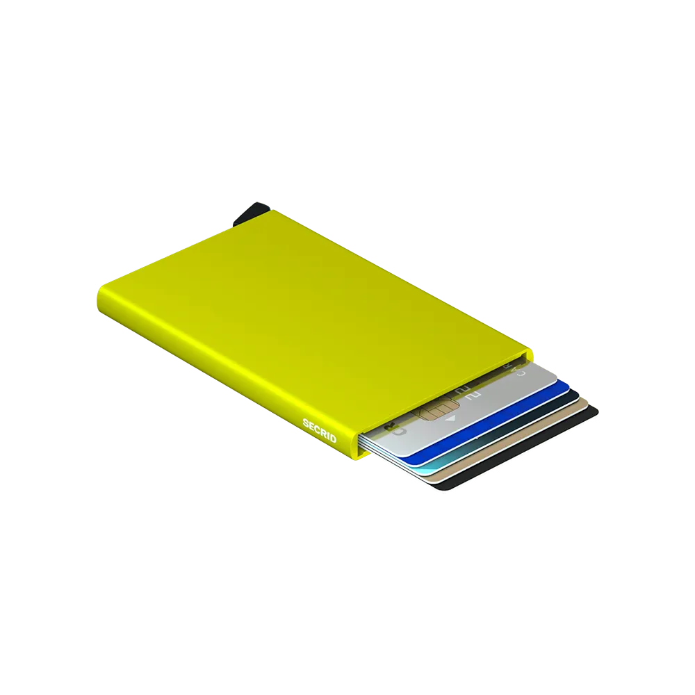 Cardprotector Aluminium Lime