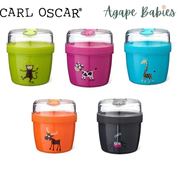 Carl Oscar N'ice Cup L, Kids Lunch Box With Cooling Disc - 5 Colors