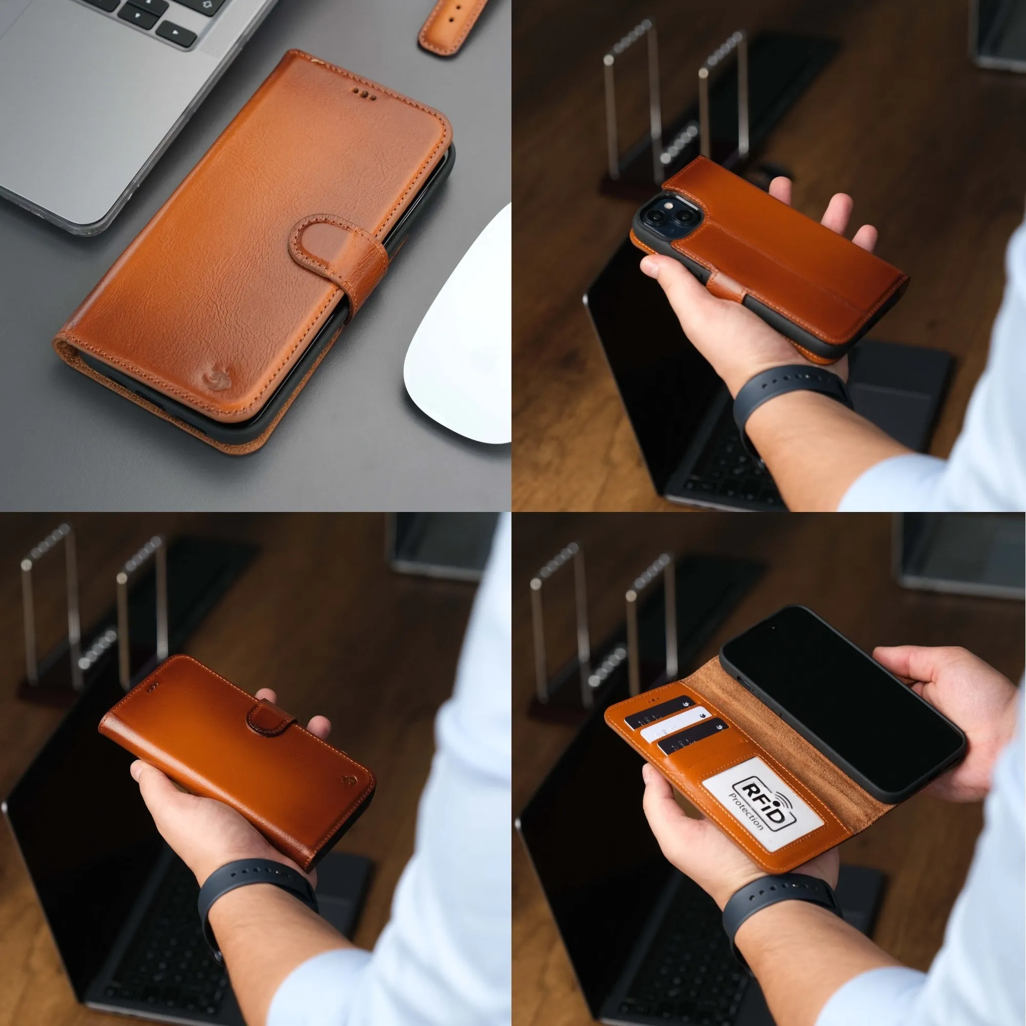 Casper iPhone 16 Pro Max Wallet Case Leather MagSafe