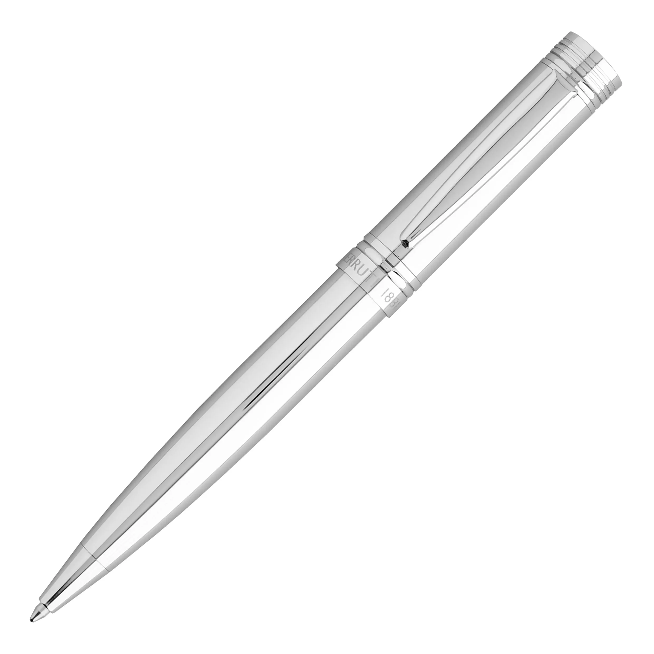 CERRUTI 1881 NPBK209-Set Zoom Classic Silver (ballpoint pen & key ring)