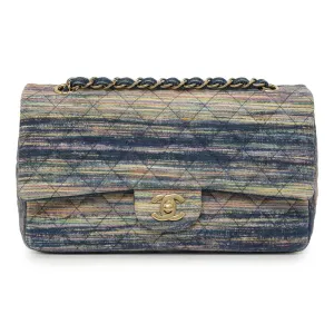 Chanel Quilted Denim Medium Classic Double Flap