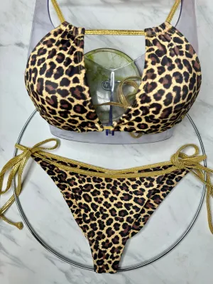 Cheetah & Gold Convertible Top