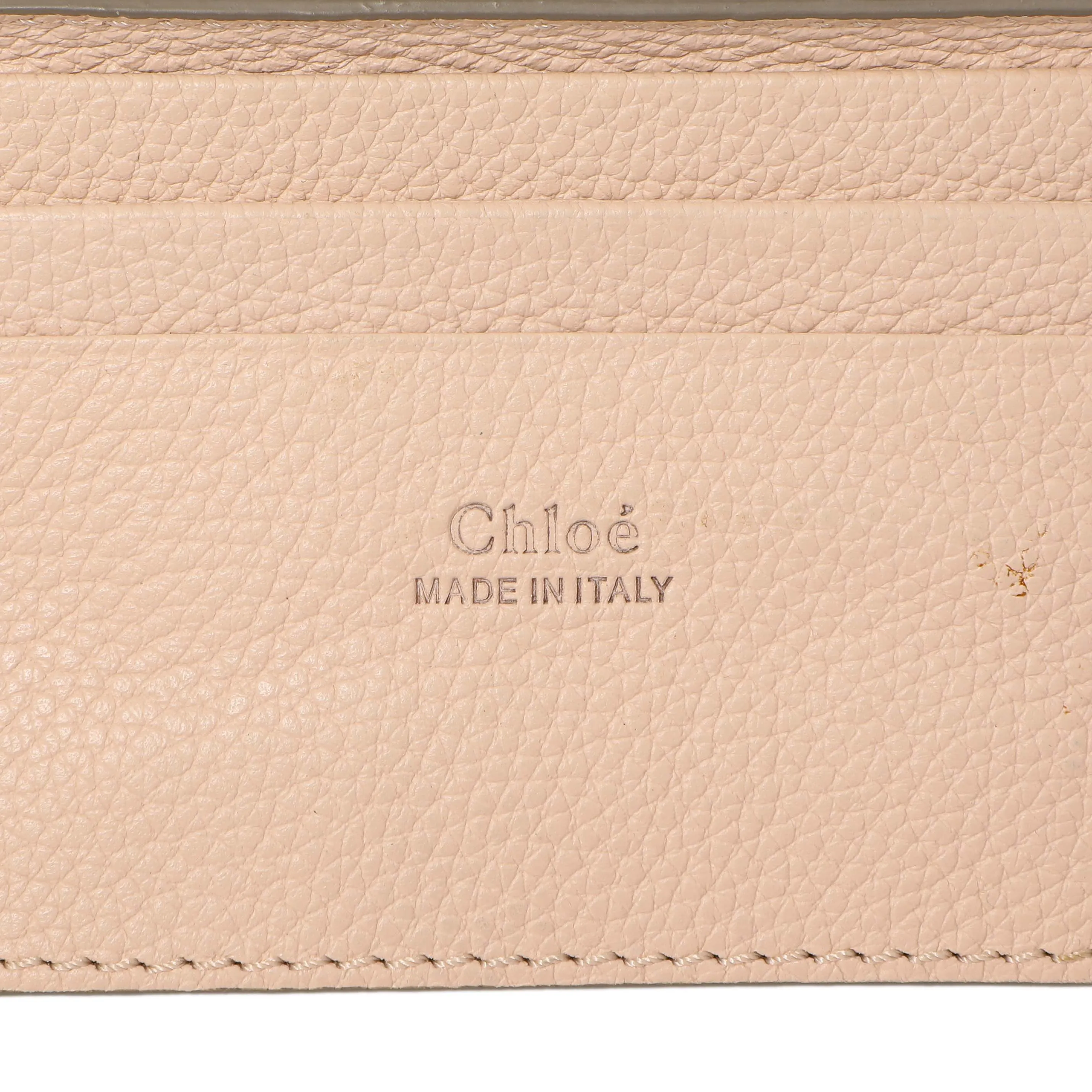 Chloe Blush Nude Calfskin Mini Faye Shoulder Bag