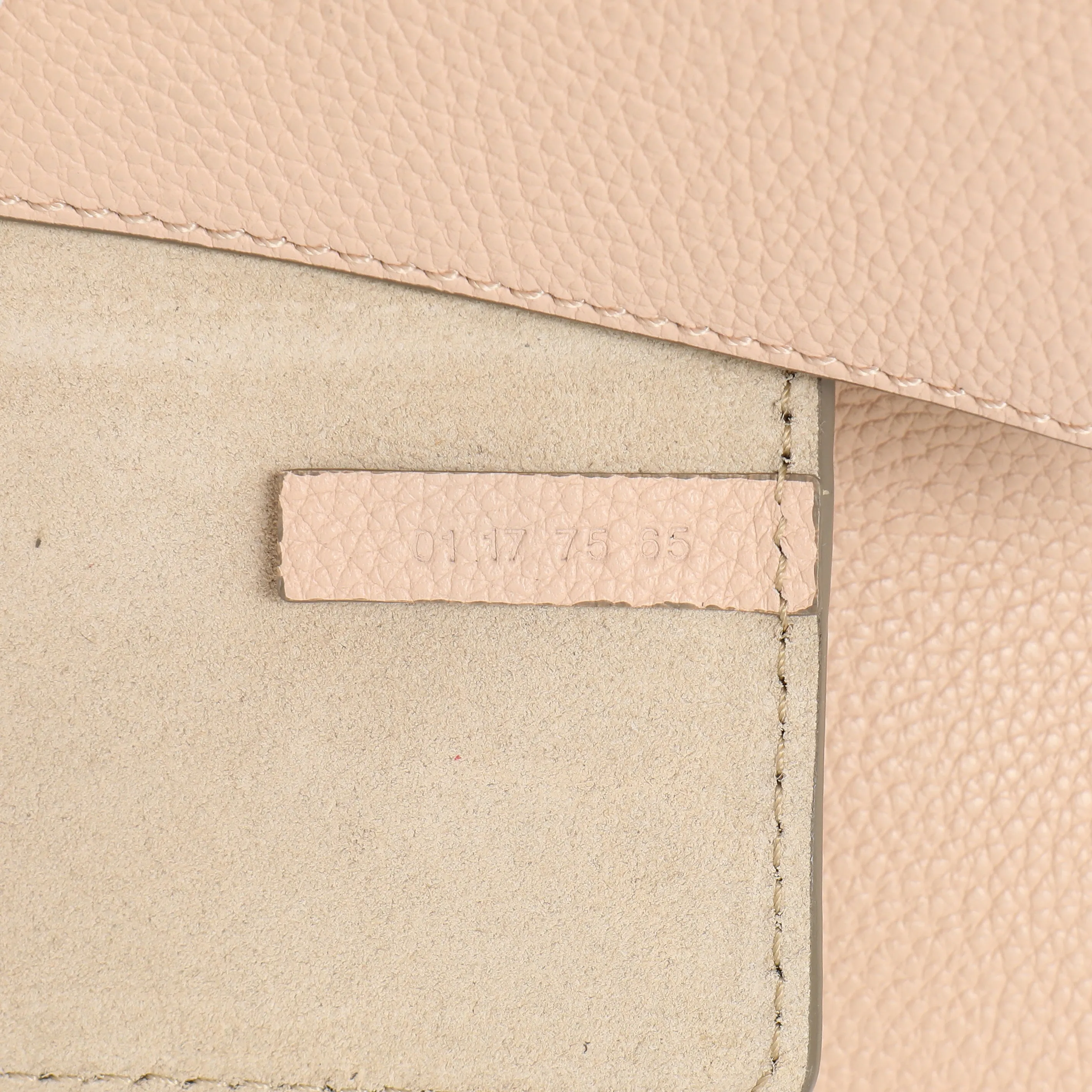 Chloe Blush Nude Calfskin Mini Faye Shoulder Bag