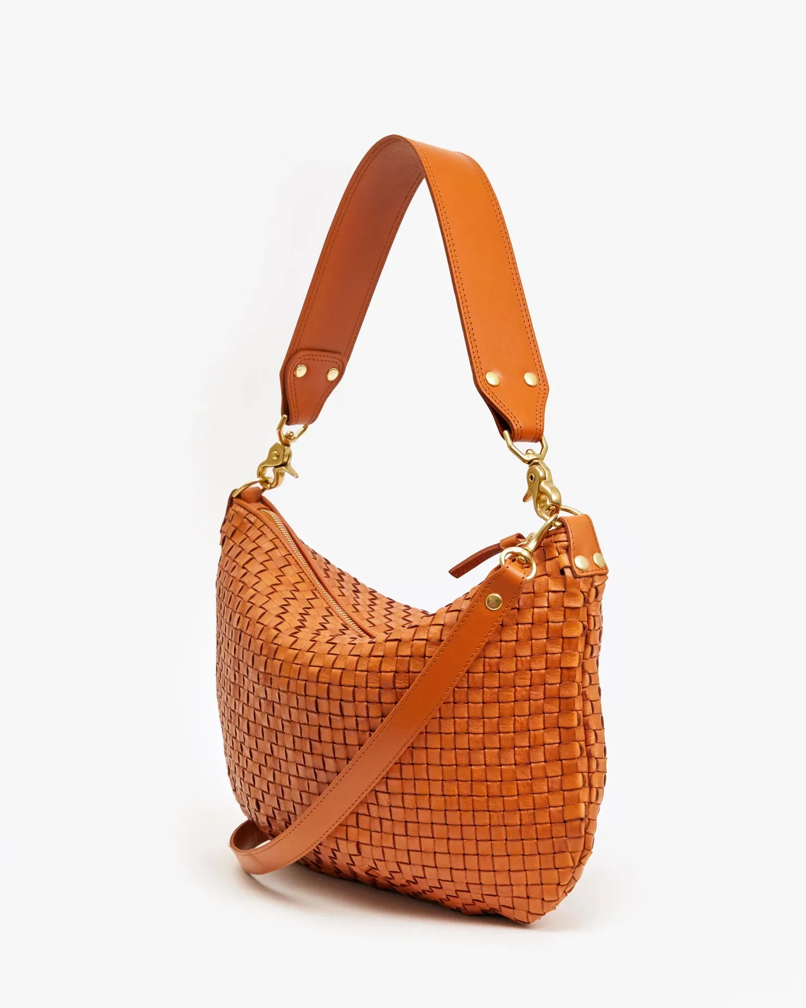Clare V. Moyen Messenger - Woven Checker