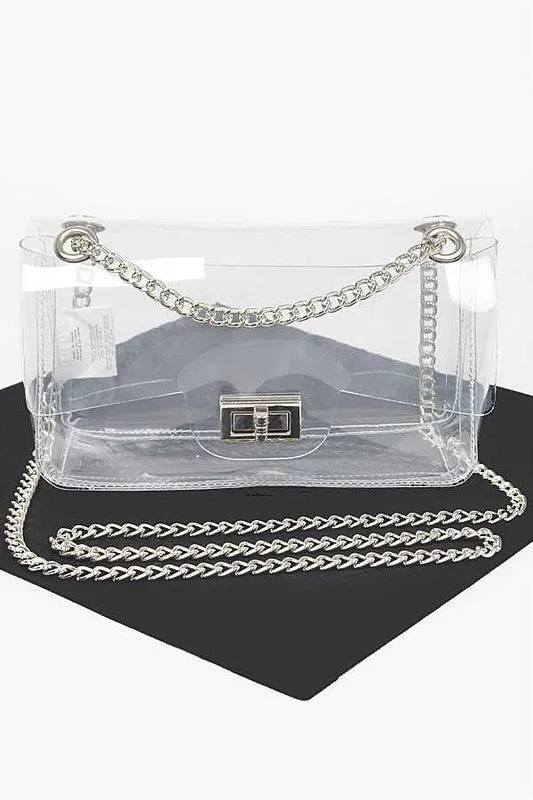 Cleared Convertible Shoulder Stadium Bag