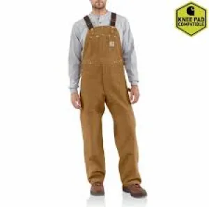CLR01-34x34 Carhartt Bib Overall Unlined Duck