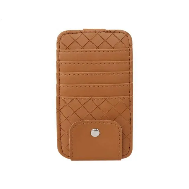 Compact Sun Visor Car Organizer for Essential Accessories