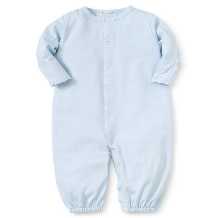 Convertible Gown | Light Blue w/ White Dots