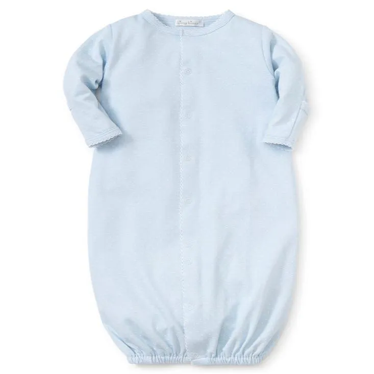 Convertible Gown | Light Blue w/ White Dots