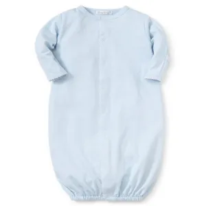 Convertible Gown | Light Blue w/ White Dots