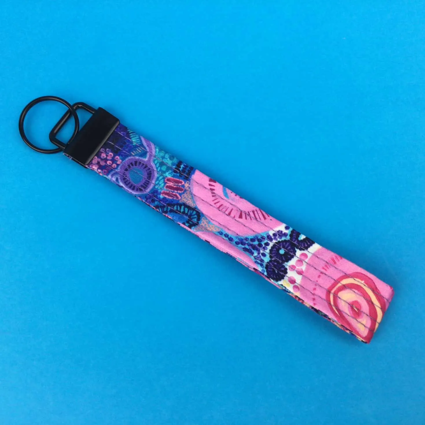 Coral Dreaming Key Fob. Mahalia Mabo Design.