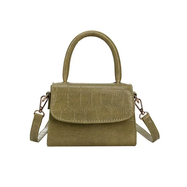 Crocodile Pattern Crossbody Bags For Women 2019 Small Ladies Handbag PU Leather Hand Bag Brand Designer Evening Bags Sac A Main