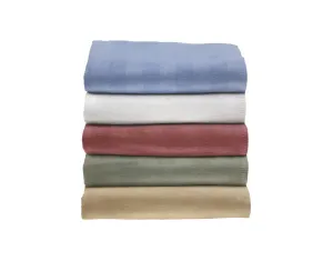 CS/12 BLANKET SPREAD HERRINGBONE,70X108,WEDGEWOOD BLUE,LIGHTWEIGHT,55% COTTON45% POLYESTER