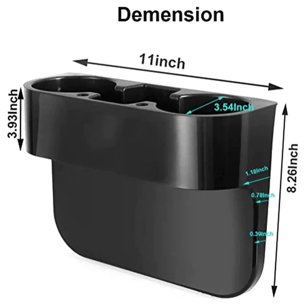 Cup Holder Portable Multifunction Vehicle Seat Cup Cell Phone Drinks Holder Box Car Interior Organizer, Custom Fit For Your Cars, Car Accessories VE11995