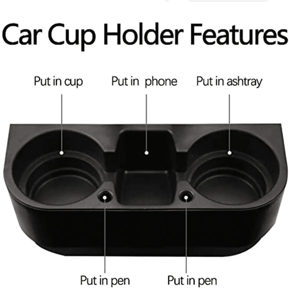 Cup Holder Portable Multifunction Vehicle Seat Cup Cell Phone Drinks Holder Box Car Interior Organizer, Custom Fit For Your Cars, Car Accessories VE11995