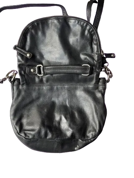 Danier Black Leather Crossbody Purse