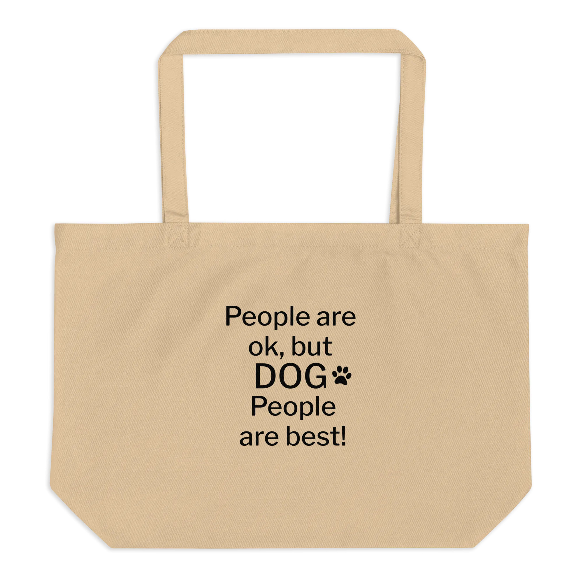 Dog People are Best! X-Large Tote/ Shopping Bags