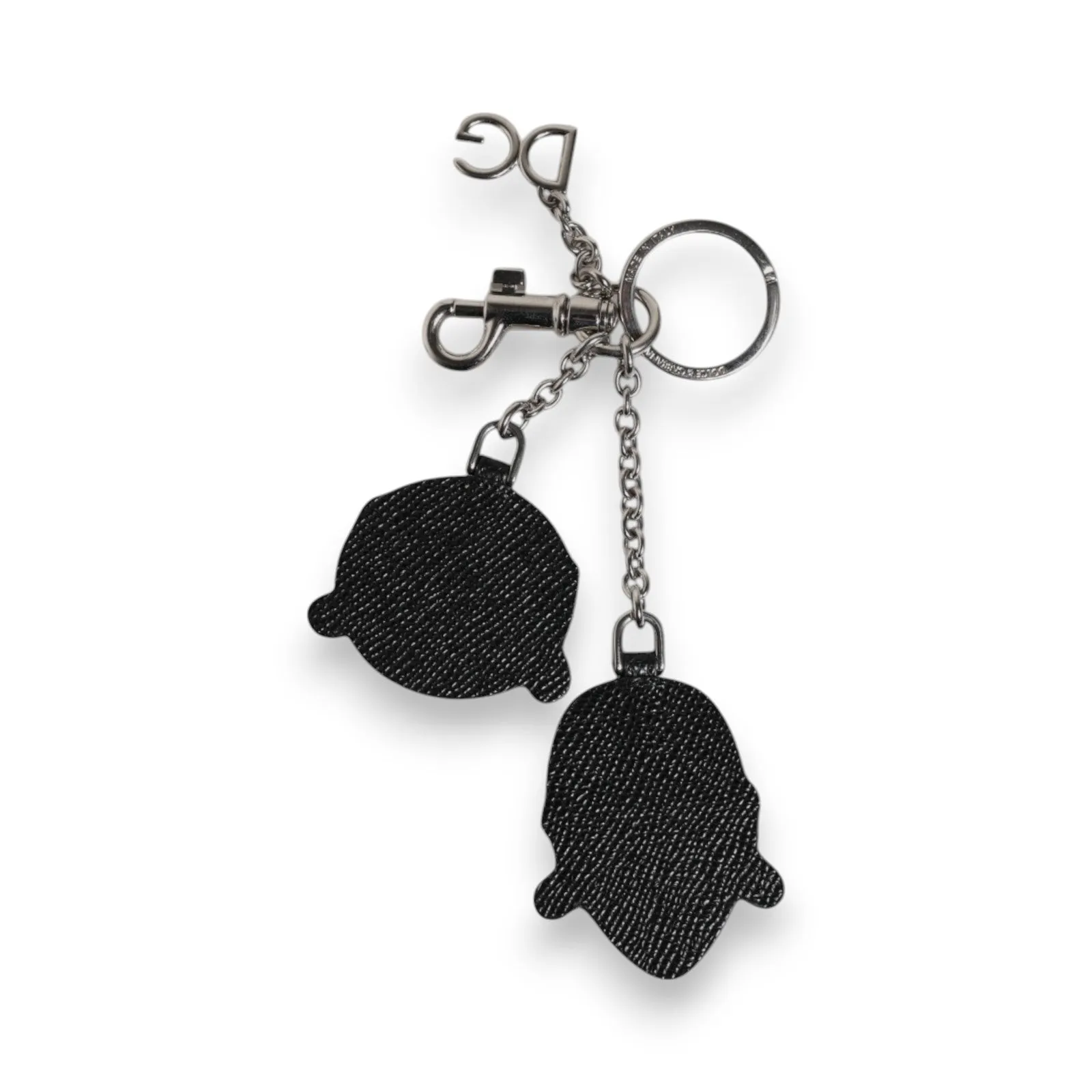 Dolce & Gabbana Multicolor #DGFAMILY Logo Badge Holder Keychain Keyring