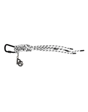 Dolce & Gabbana Multicolor Tape String DG Logo Keychain Polyester Keyring