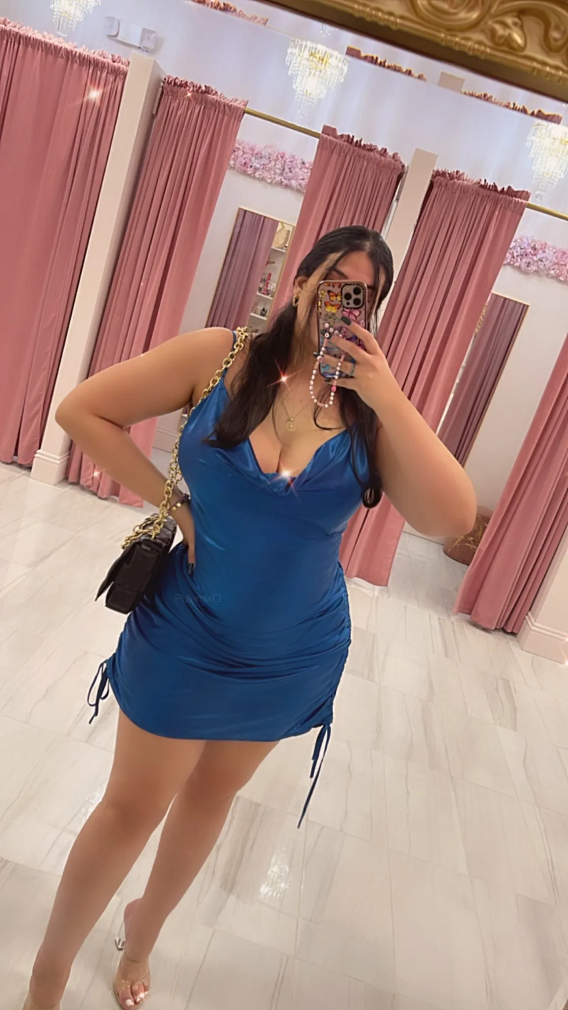 Double Trouble Dress - Blue