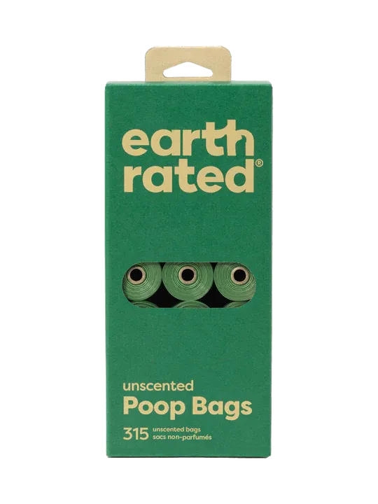 Earth Rated Unscented Refill Rolls 315 Poop Bags