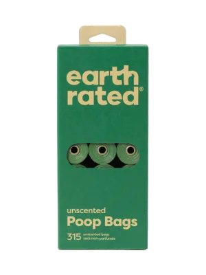 Earth Rated Unscented Refill Rolls 315 Poop Bags