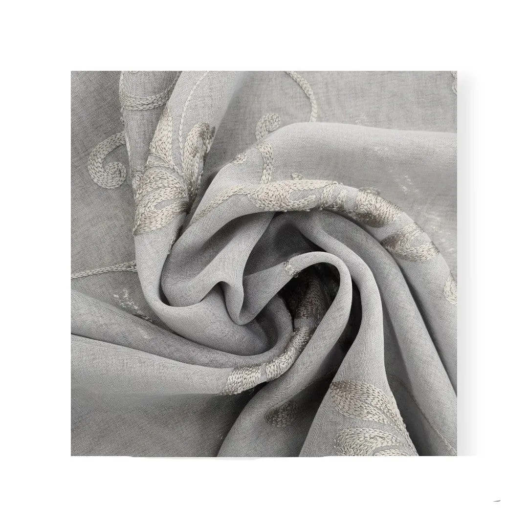 EMB Linen Voile D#1 Grey 65322